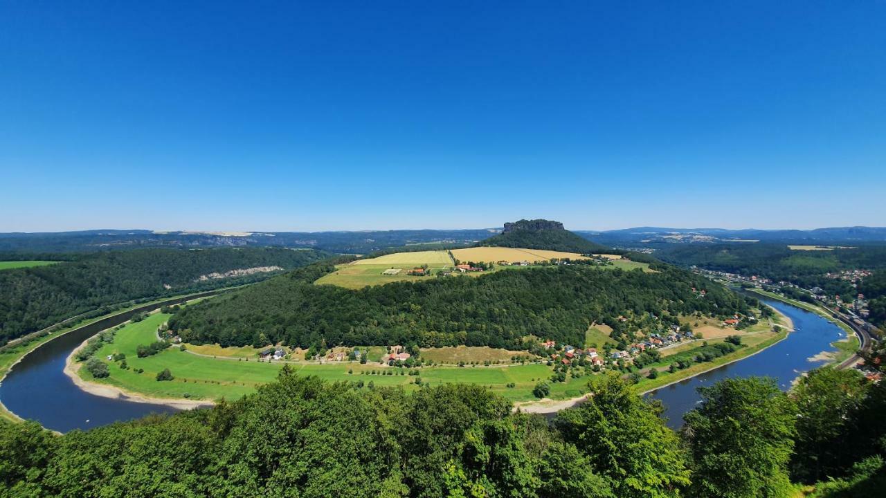 Pension Goldstück Bad Schandau Eksteriør billede